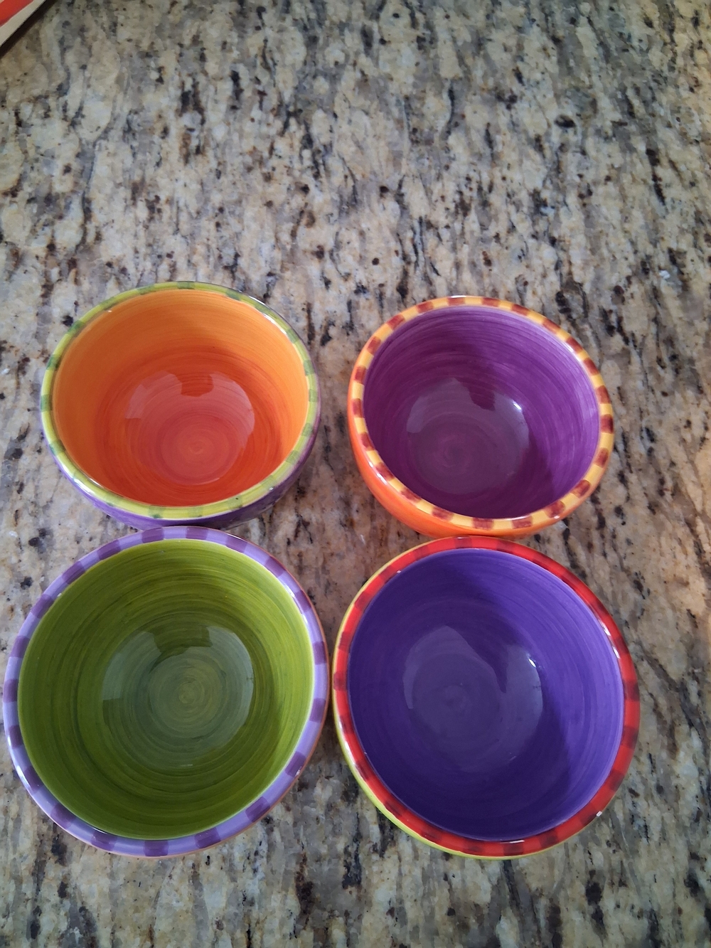 Dept 56 Condiment Bowl Set Of 4 Multicolor Set